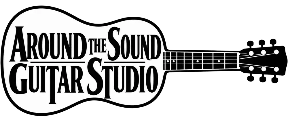 Around the Sound Guitar Studio logo, home
